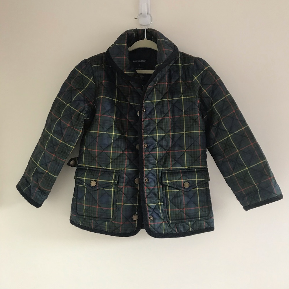 Ralph Lauren Quilted Plaid Jacket
